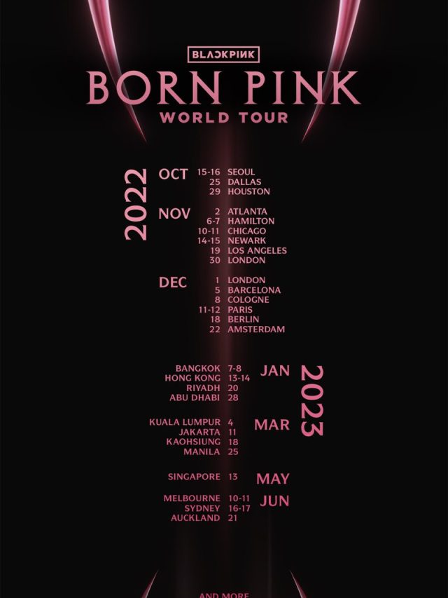 Blackpink Unveils ‘Born Pink’ Tour Dates