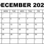 December 2023 Calendar Excel