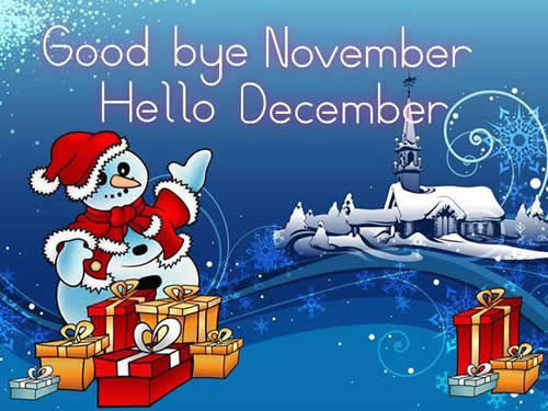 Goodbye November Hello December Images 2022