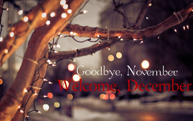 Goodbye November Hello December Images