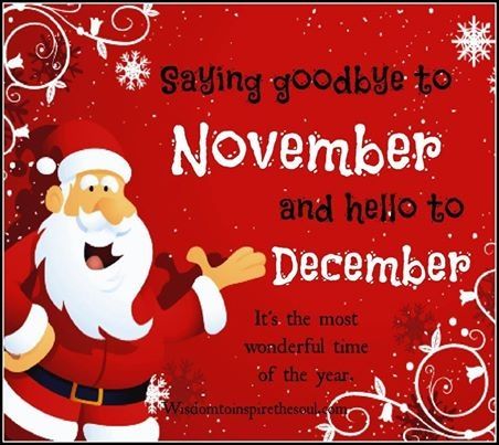Goodbye November Hello December Quotes