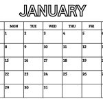 January 2024 Blank Calendar Printable Free