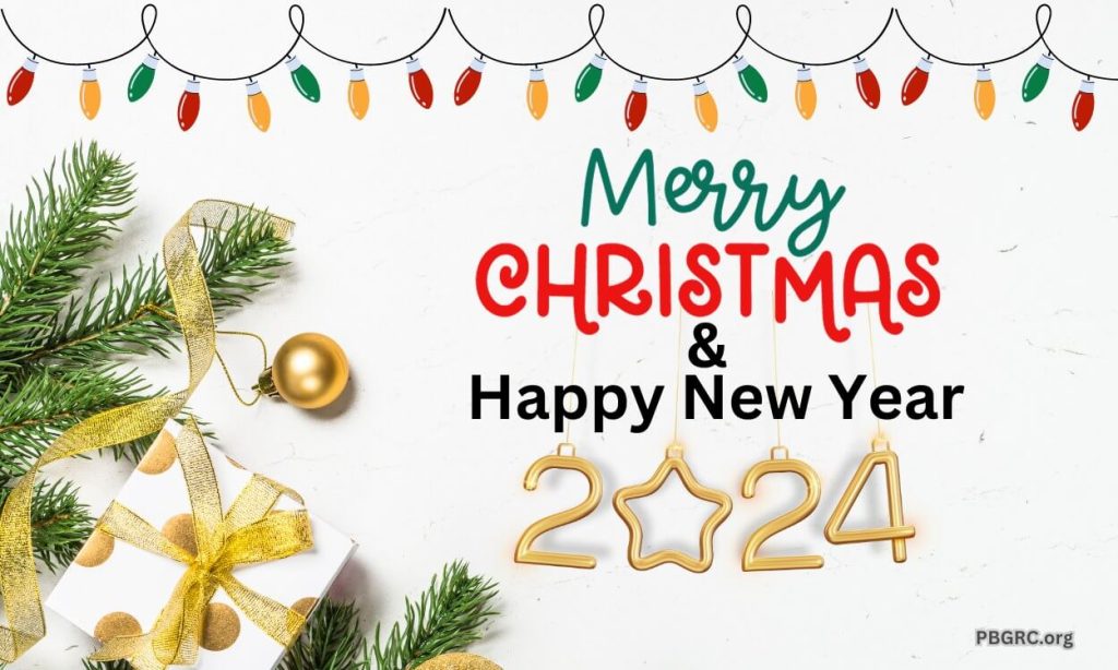 Merry Christmas and happy new year 2024 wishes