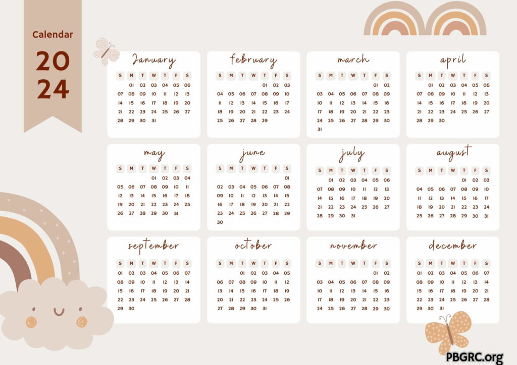 Blank Calendar 2024 Templates