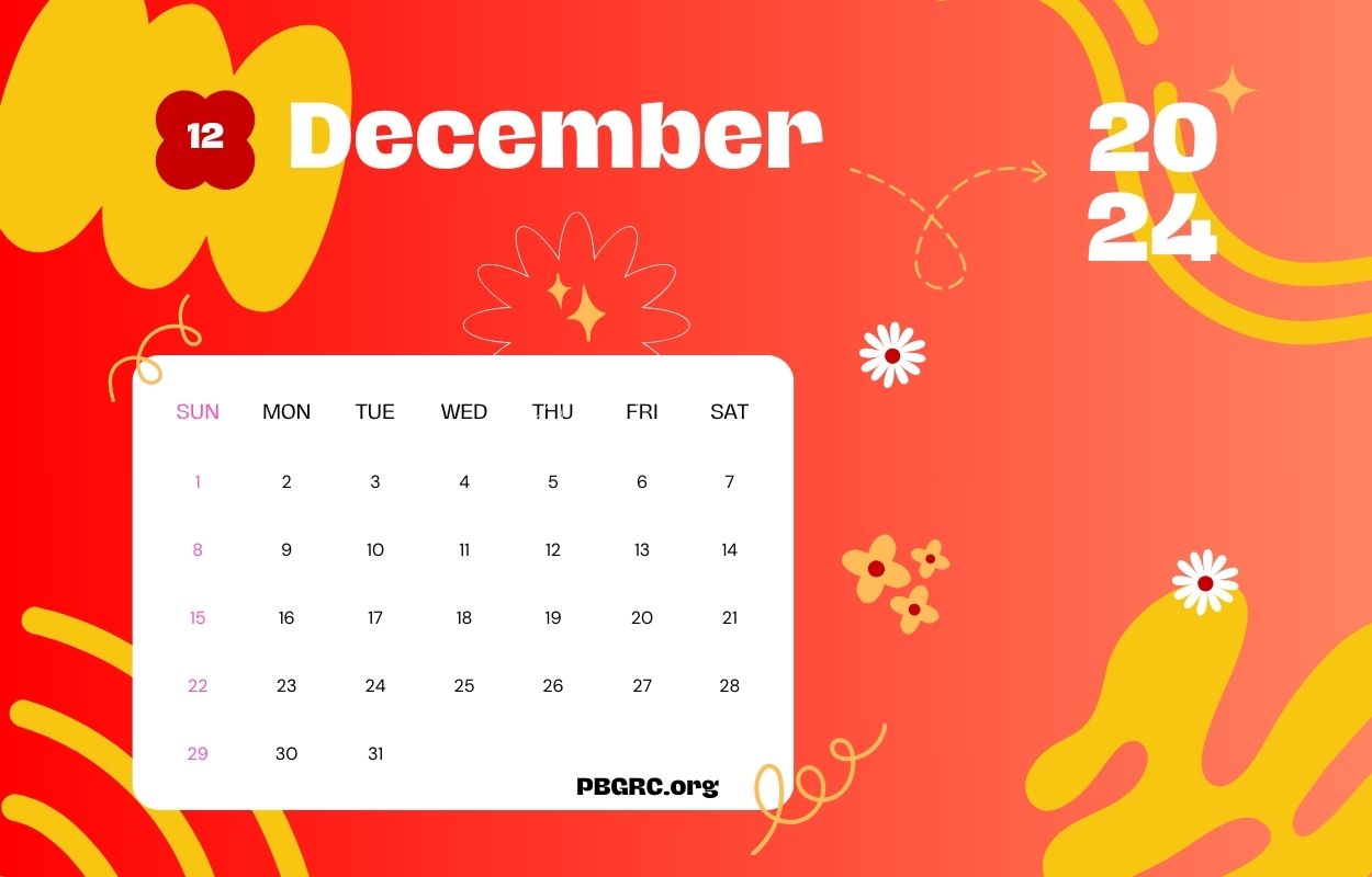 Chinese December 2024 Calendar