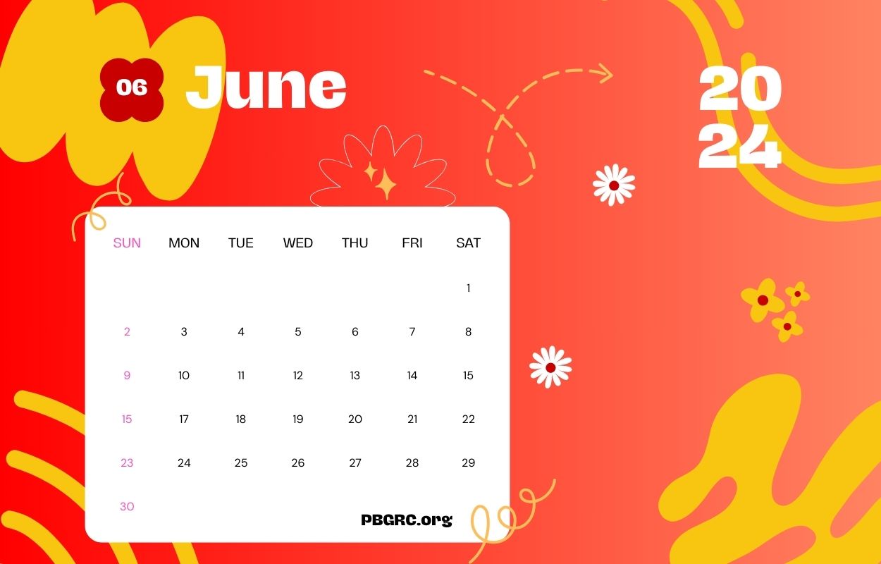 Chinese June 2024 Calendar