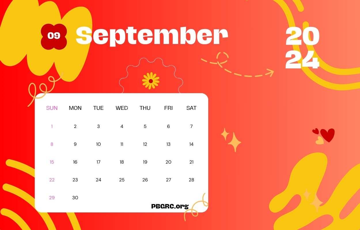 Chinese September 2024 Calendar