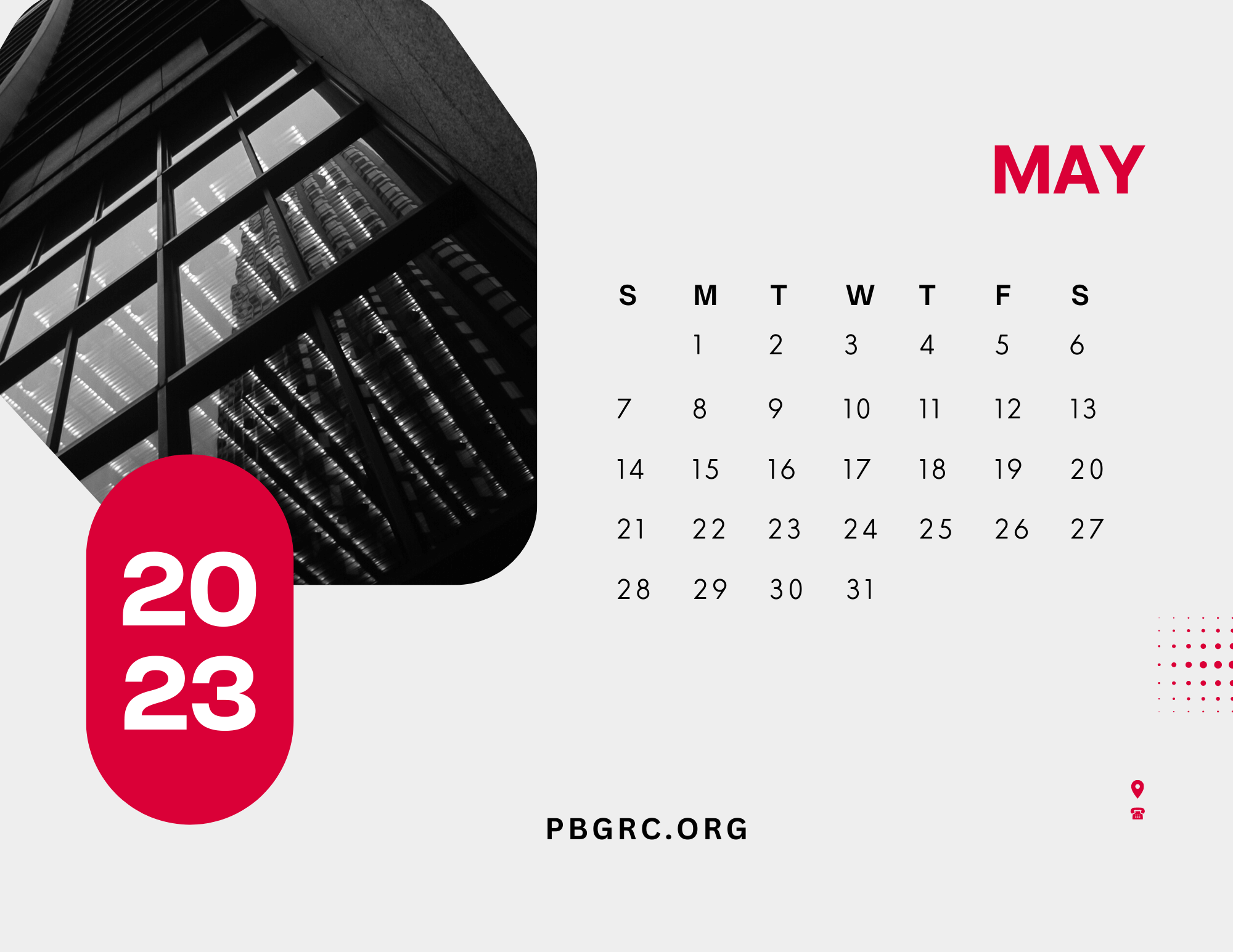 Editable 2023 May Calendar Template