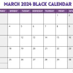 Free Blank March Calendar 2024 Templates