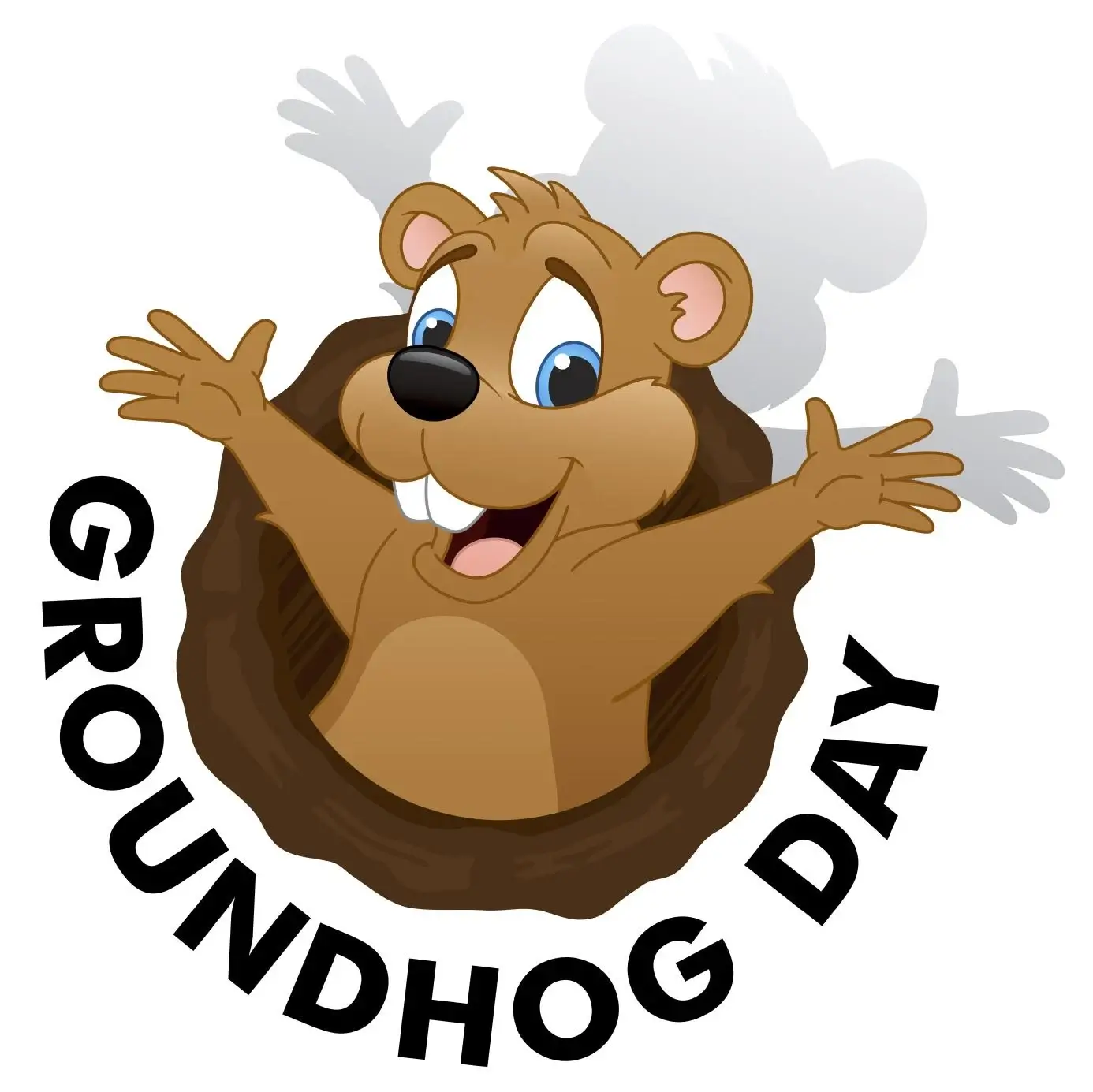 Happy Groundhog Day HD Wallpaper