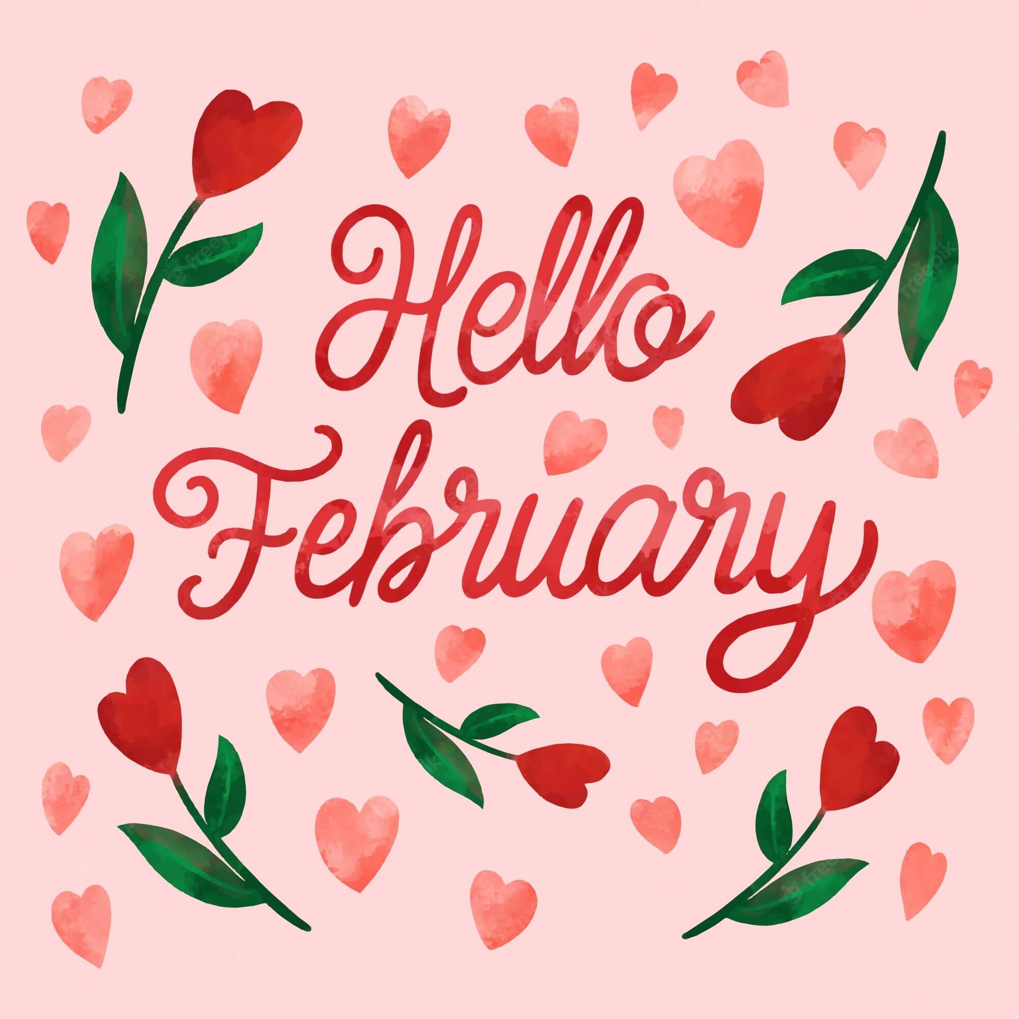 Hello February Images Free Download