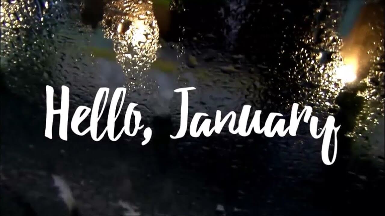 Hello January Clipart Free Download