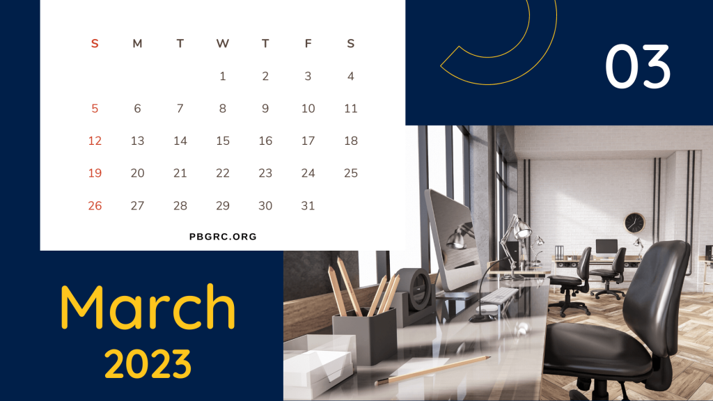 March Calendar 2023 Fillable Template