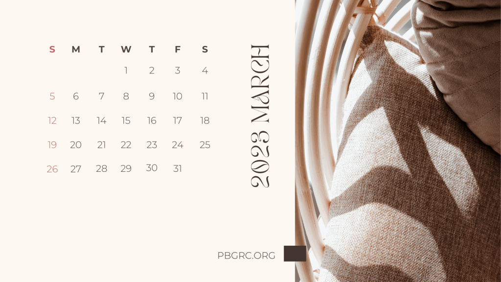 March Fillable Calendar 2023 Printable