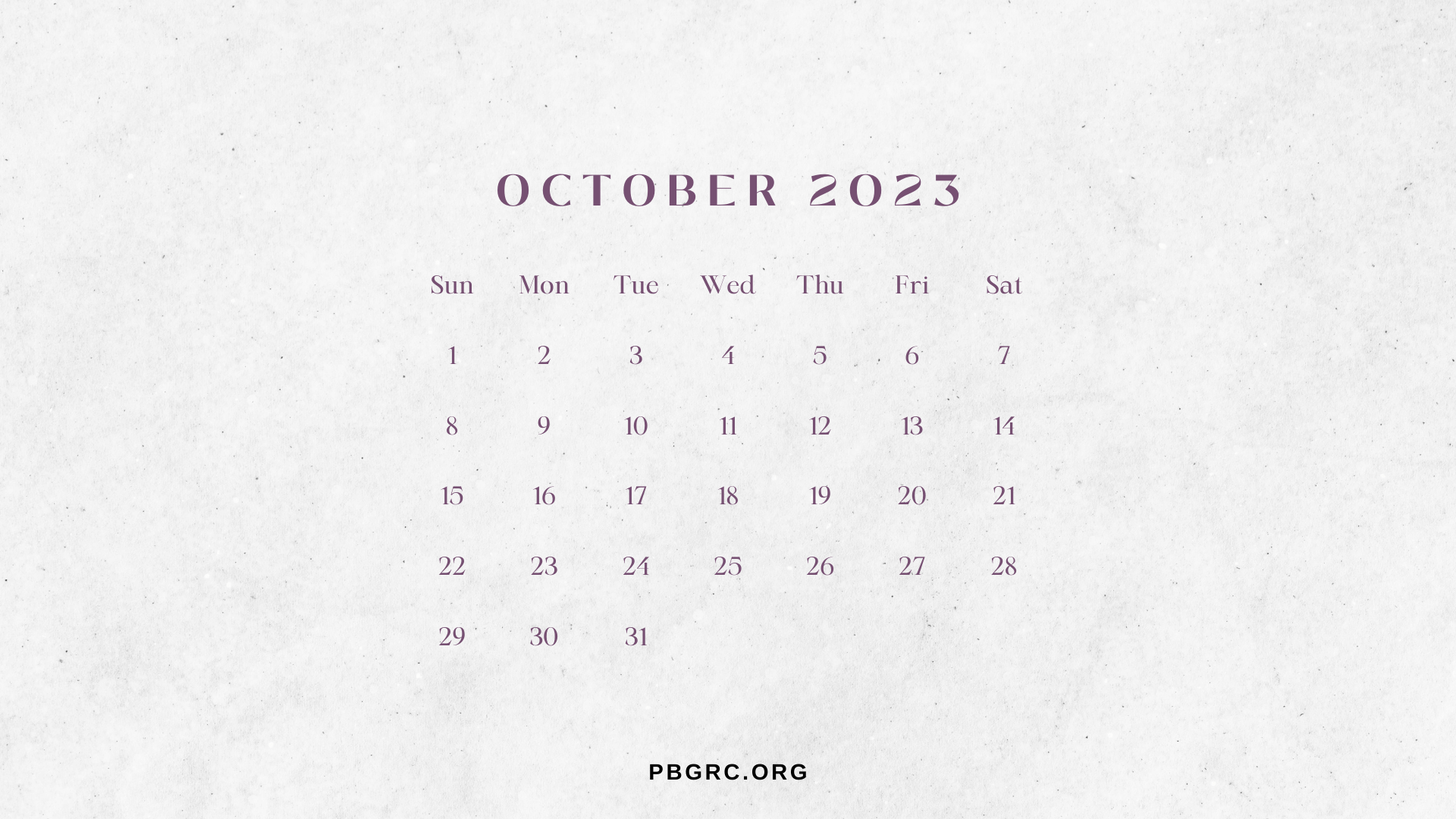 Oct 2023 Calendar