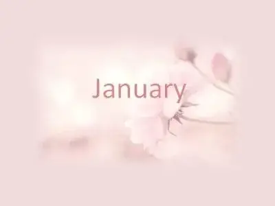 Pink January Images