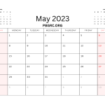 Printable May 2023 Calendar