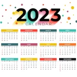 Yearly Calendar 2023 Templates