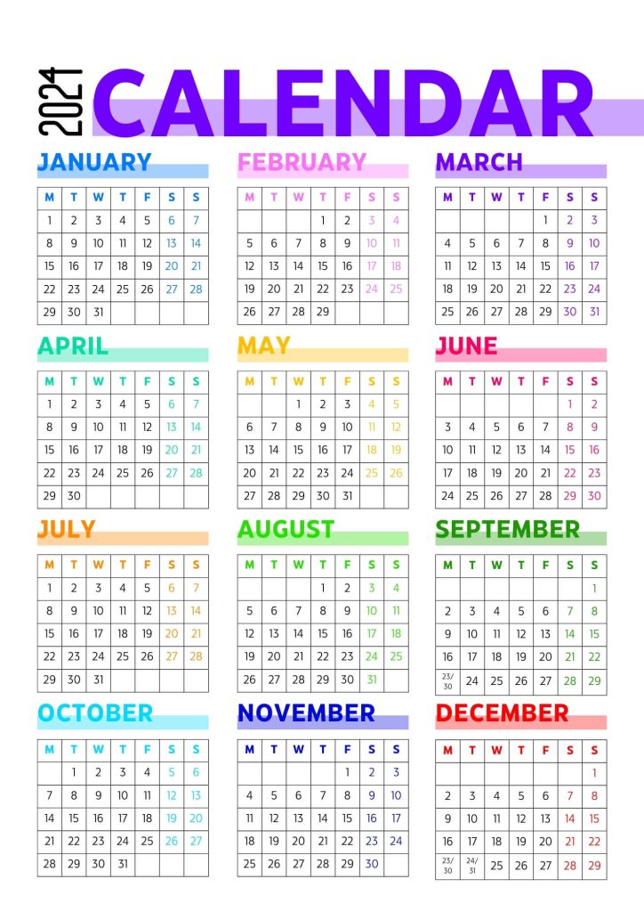free printable yearly calendar 2024 with holidays