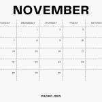 Blank October Calendar 2023 Template