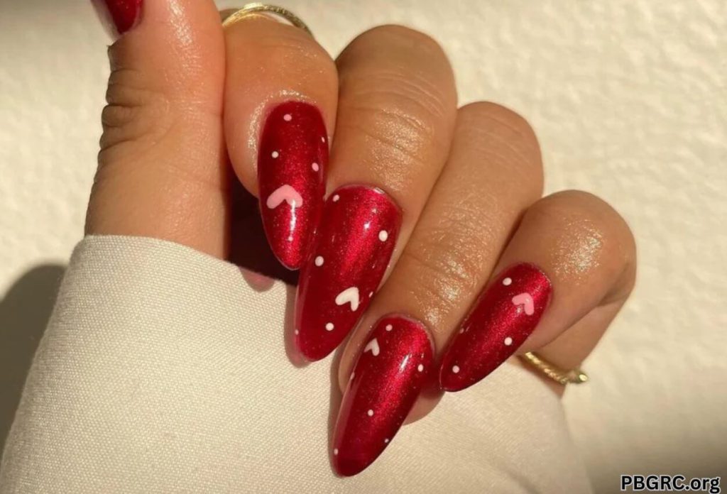 easy valentine day nail designs