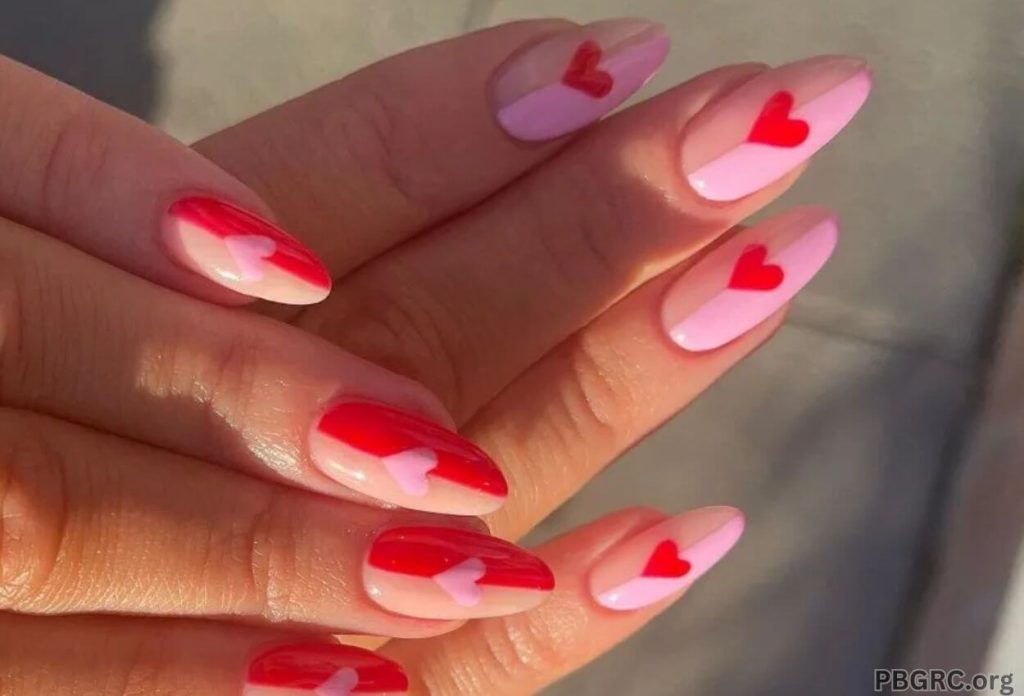 valentine day nail designs