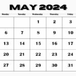 Customize May 2024 calendar