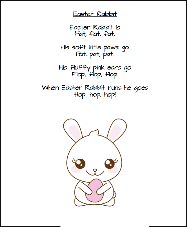 Cute Easter Poems