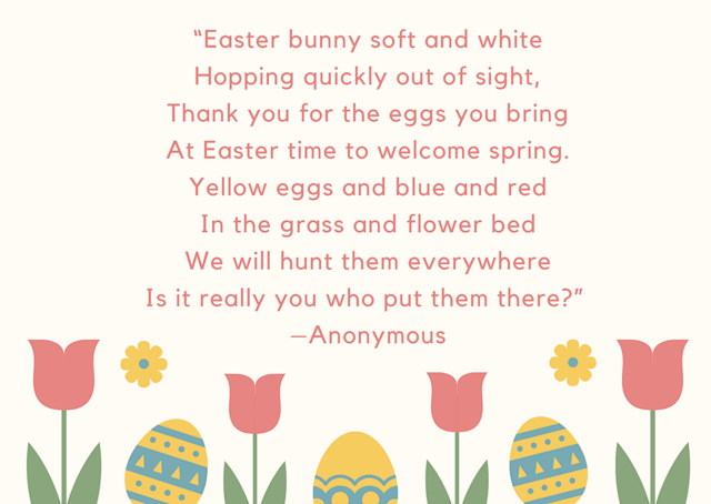 Easter Poems For Kids