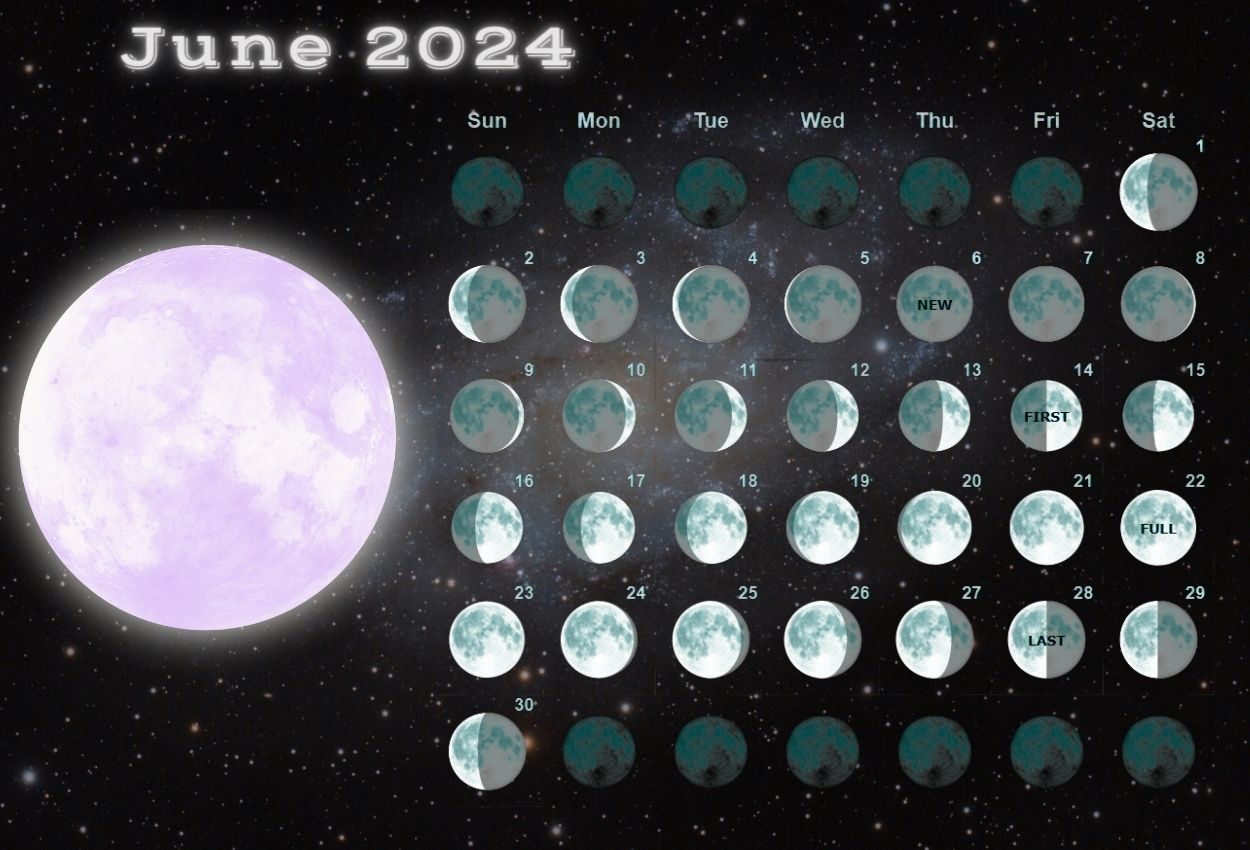 Lunar June 2024 Calendar