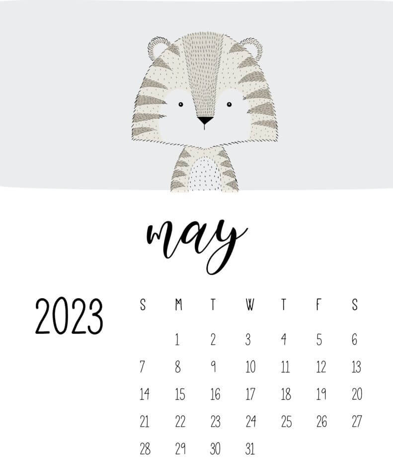 May 2023 Wall Calendar