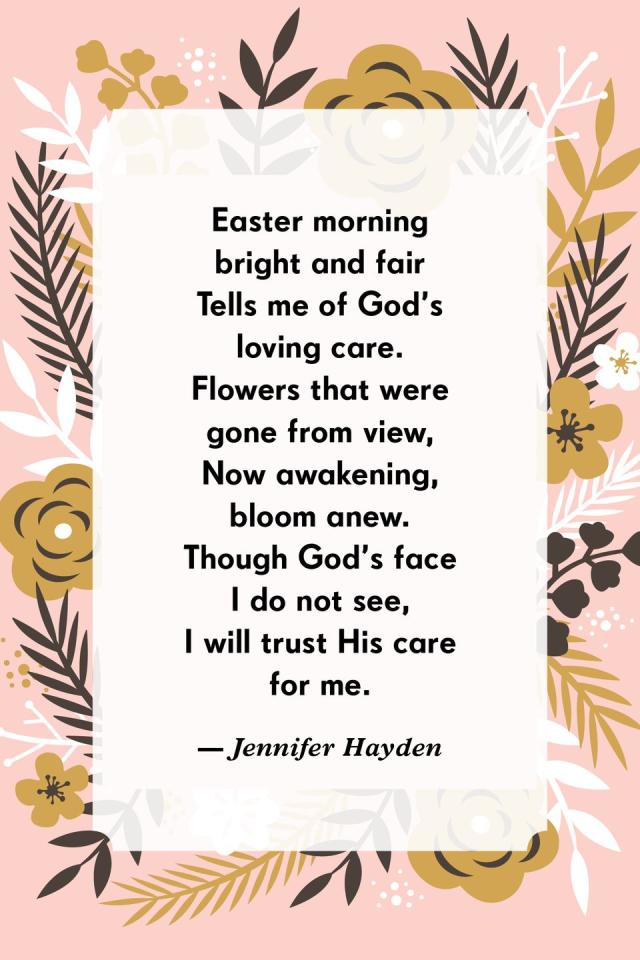 Religious Easter Poems