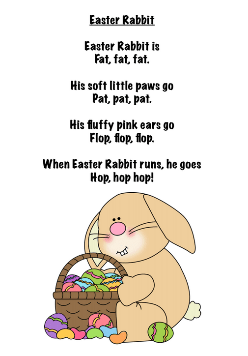 Religious Short Easter Poems For Children's Church