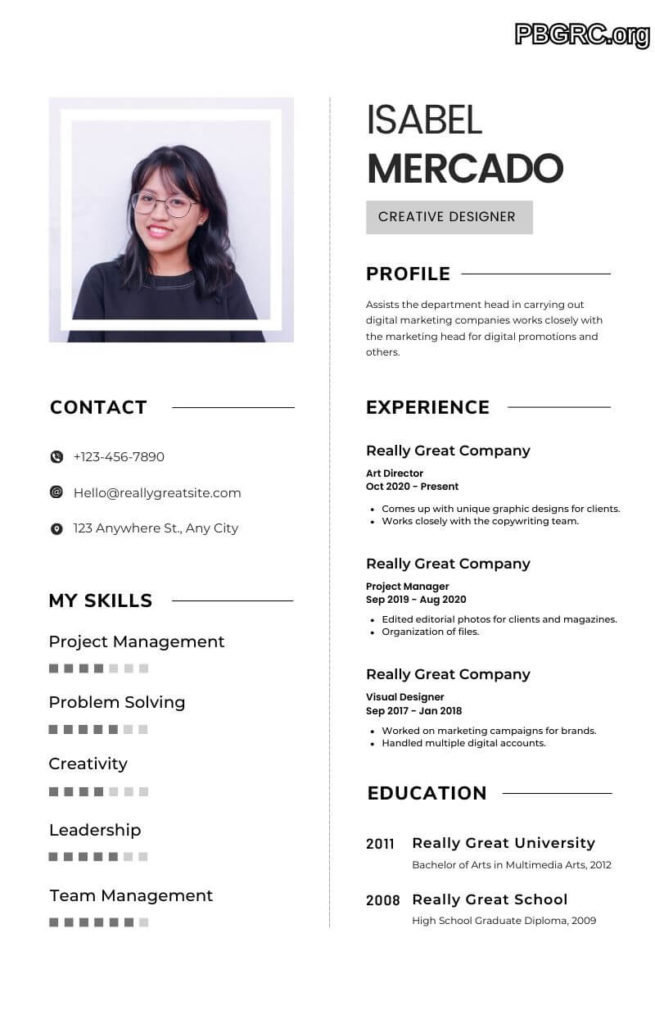 ats friendly resume template
