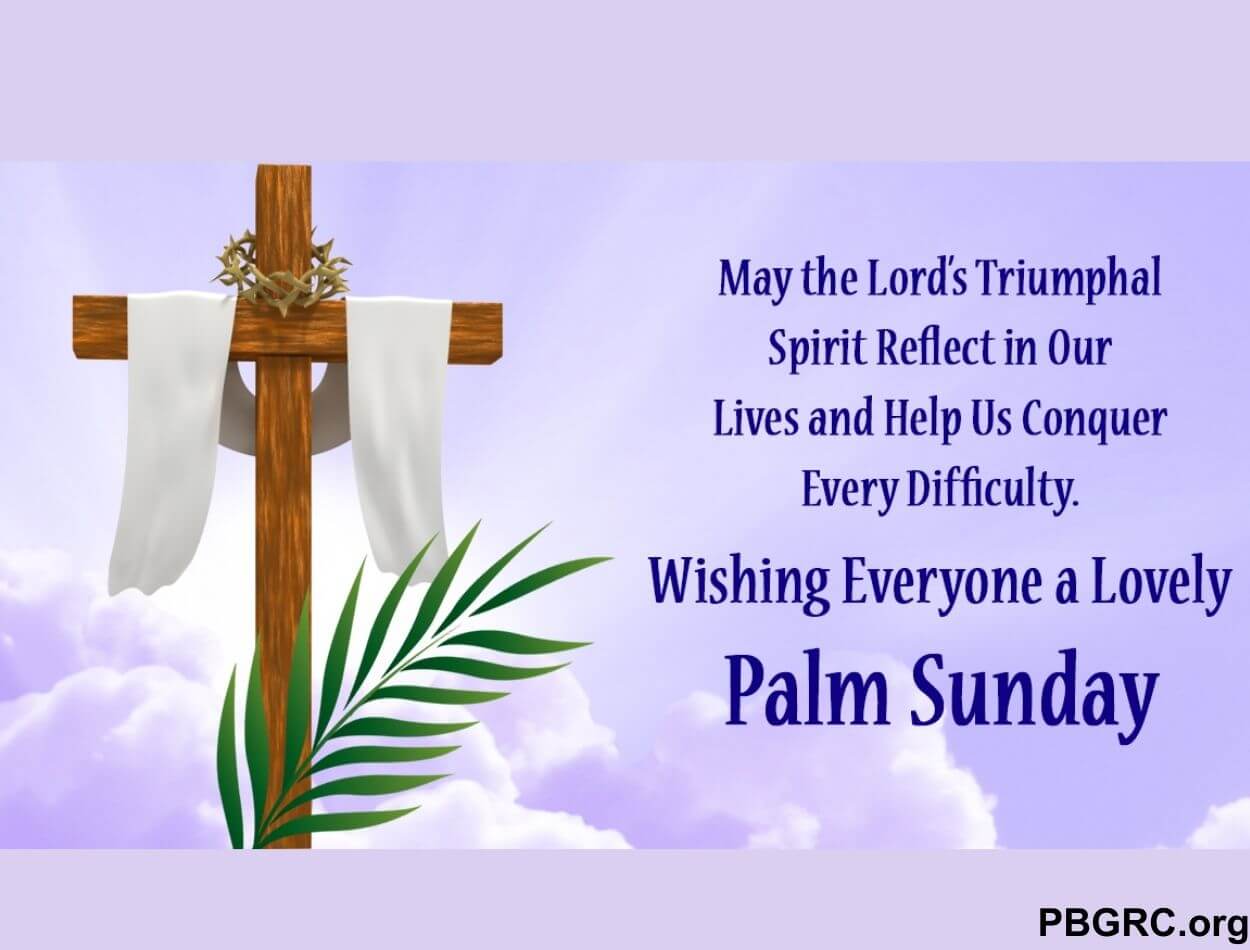 happy palm sunday messages 2024