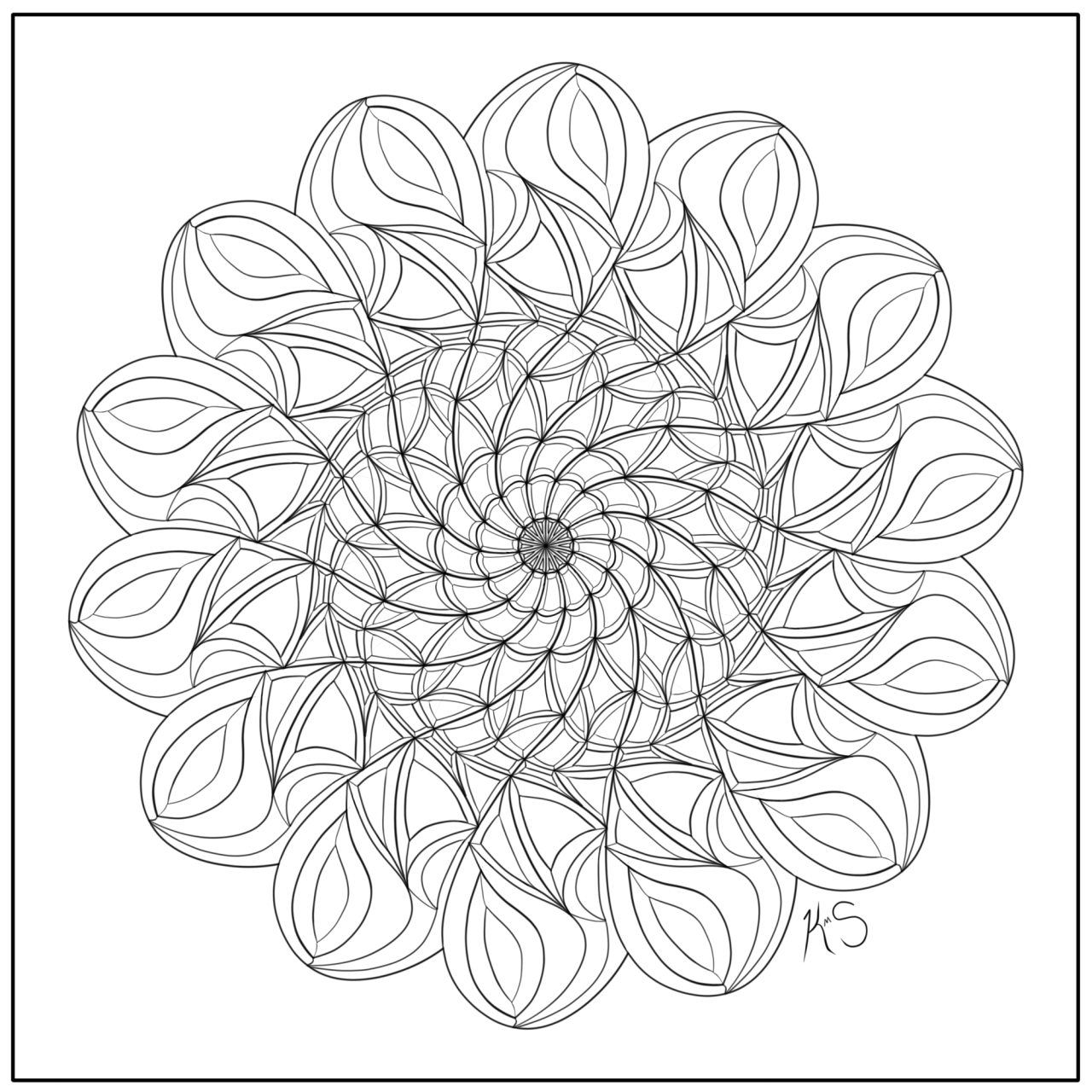 Adult coloring pages for relaxation and stress management