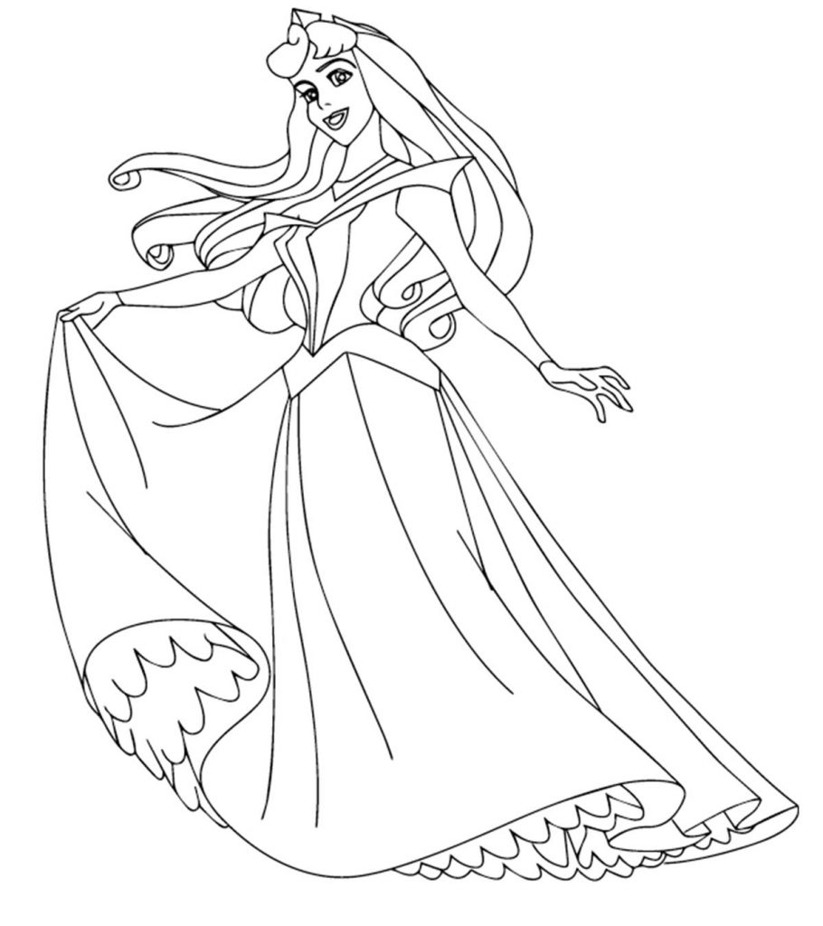Disney Princess Coloring Pages For Your Little Girl