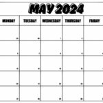 May 2024 Blank Editable Calendar