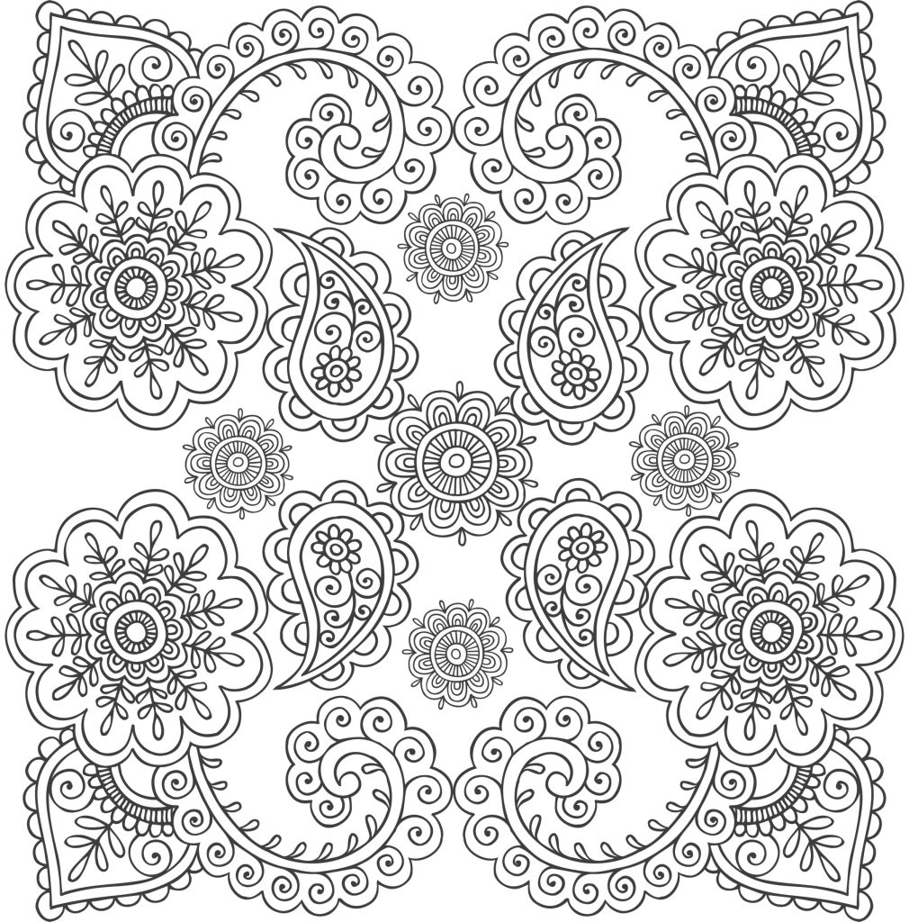 Mindful coloring pages for stress and anxiety relief