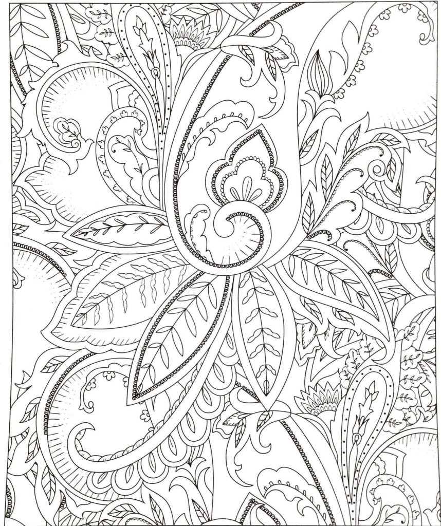 Relaxation coloring pages for mental and emotional well-being