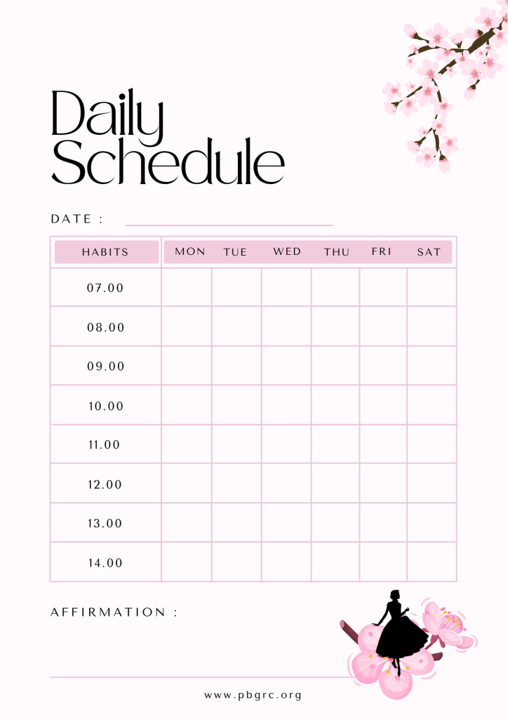 Weekly Planner Template with To-Do List in Word Format