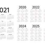 3 Year Calendar 2023 to 2025