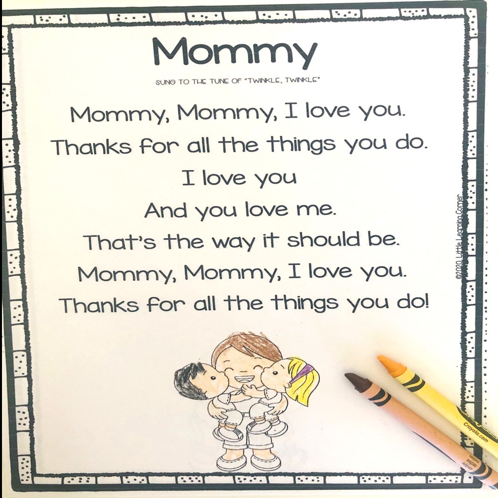 Adorable Mothers Day Poems for Kids