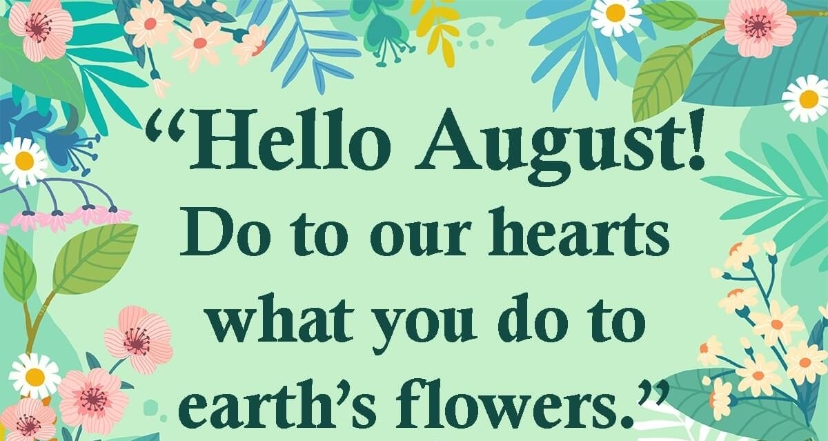 August Quotes and Images