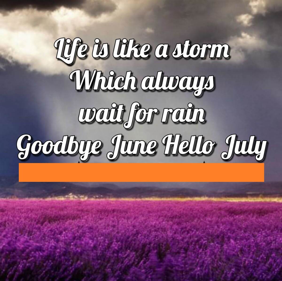 Goodbye June Hello July Quote