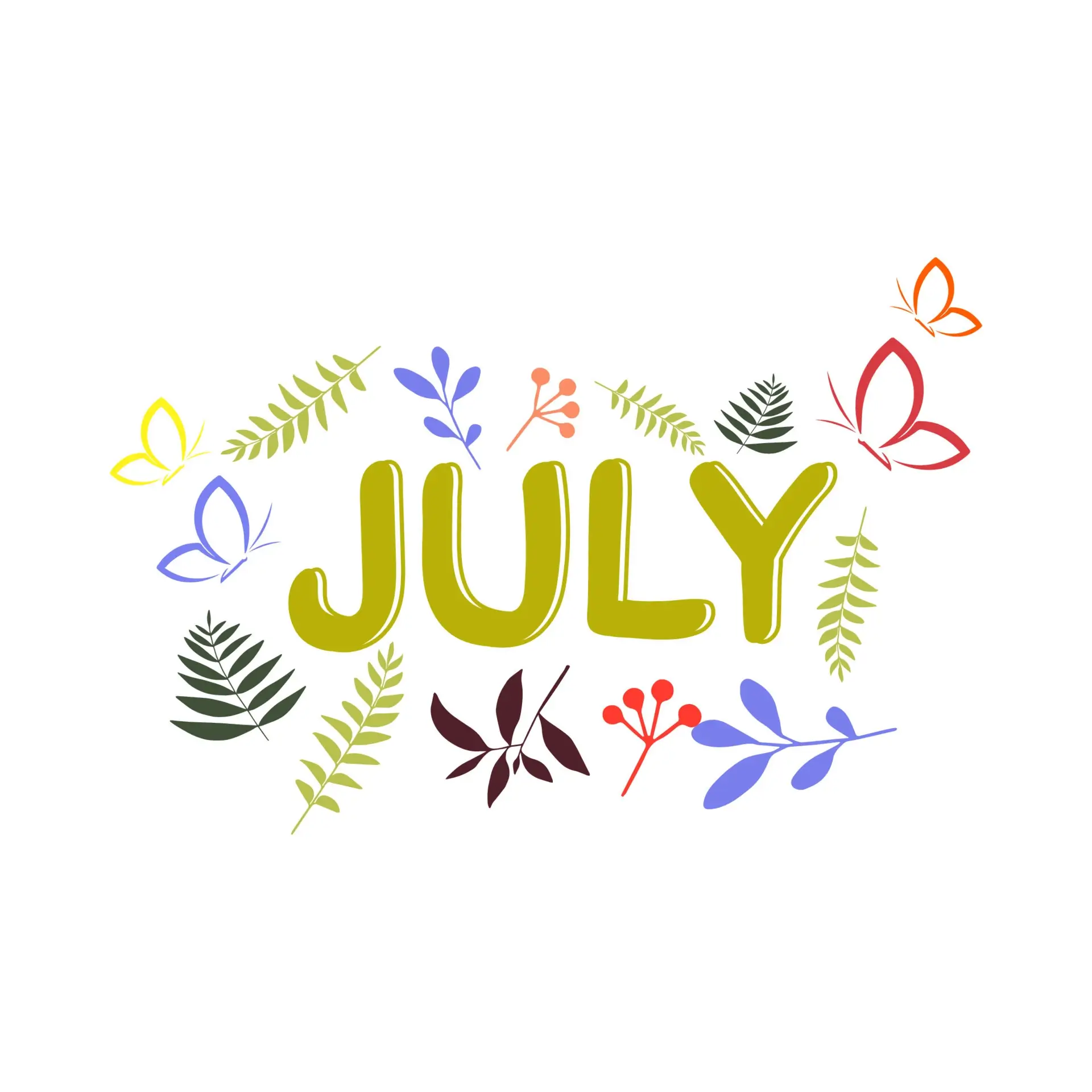 Hello July Images and Pictures