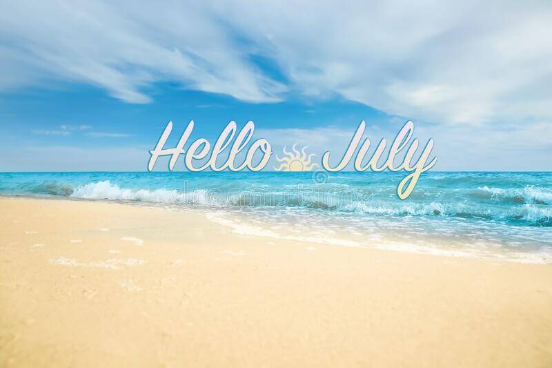 Hello July Images