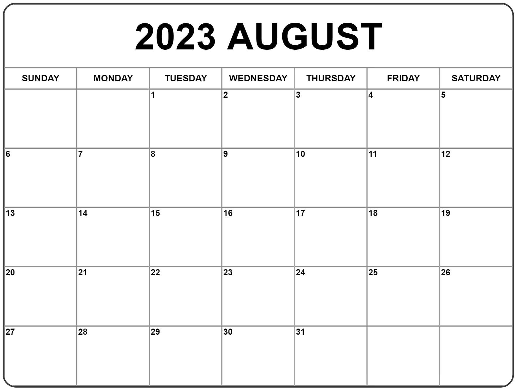 Lunar August 2023 Calendar Moon Phases