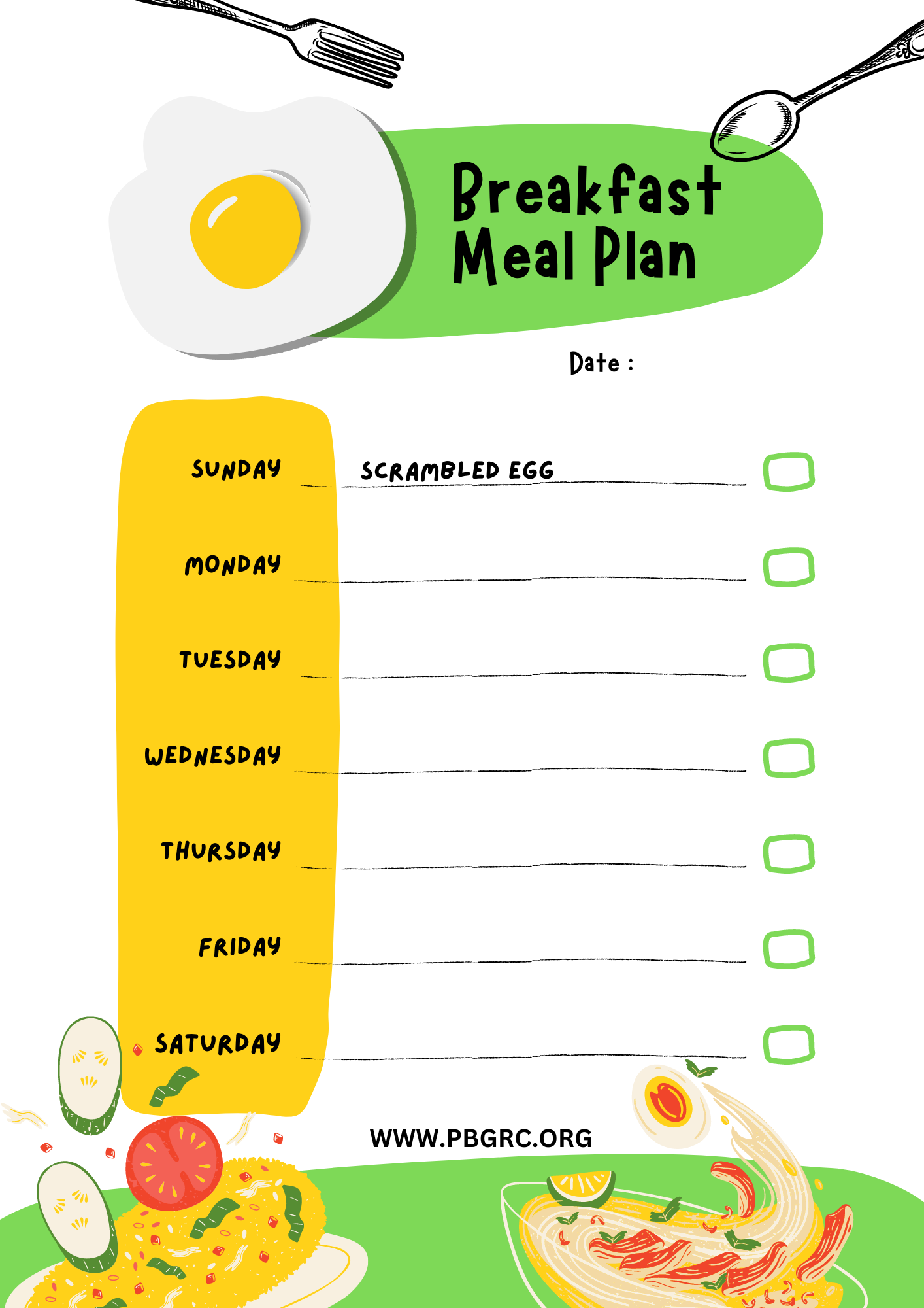 Meal Planner Printable