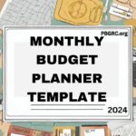 Monthly Budget Planner Template 2024